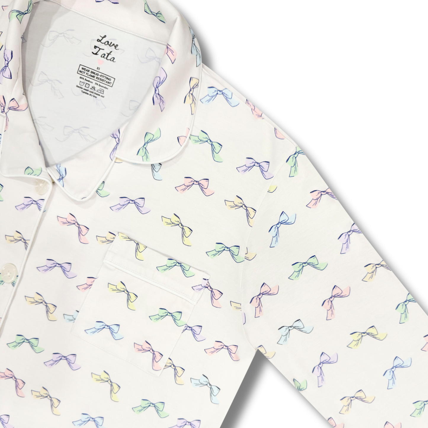 Pastel Bow Women's Pajamas